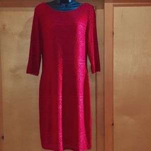 Laundry By Shelli Segal size 10 lace dress.
